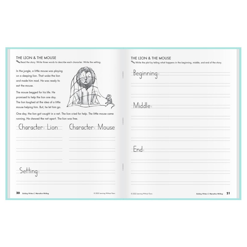 Learning Without Tears, Building Writers C, Student Edition, Age 7+, 2nd Grade+, Handwriting Without Tears, Narrative, Information & Opinion Writing, Fluency, School & Home, Tutoring - Image 5